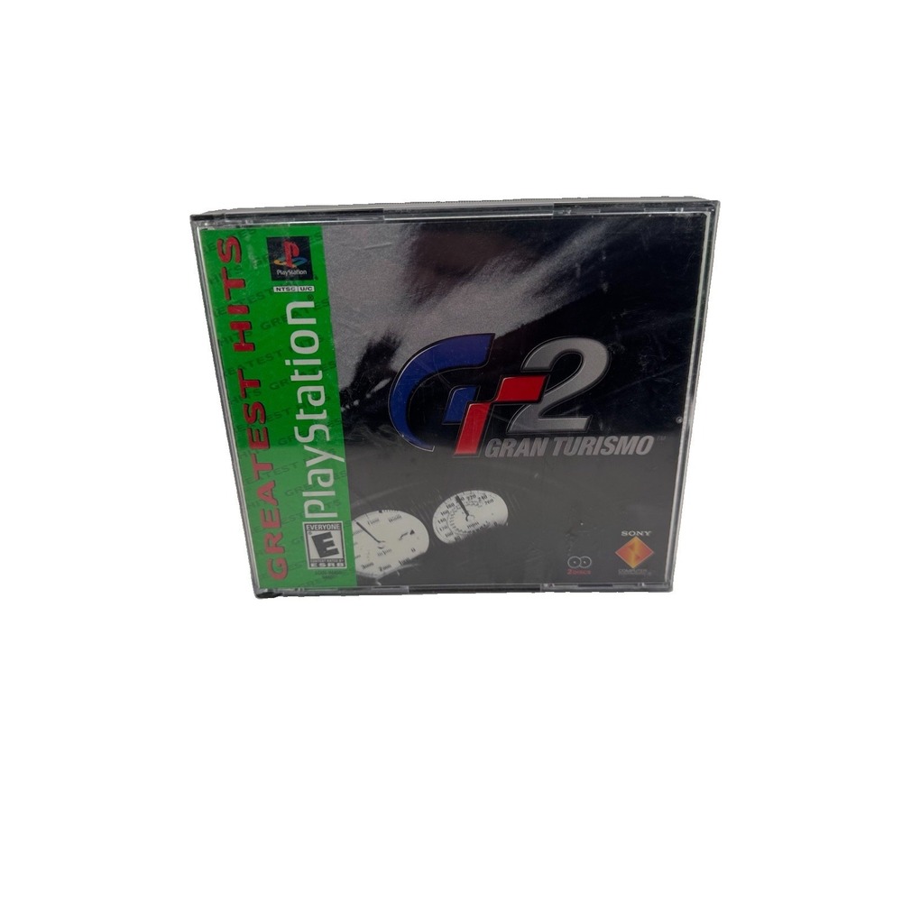 Gran Turismo 2 Greatest Hits PS1 PlayStation 1 CIB Complete 2 Disc w Manuals